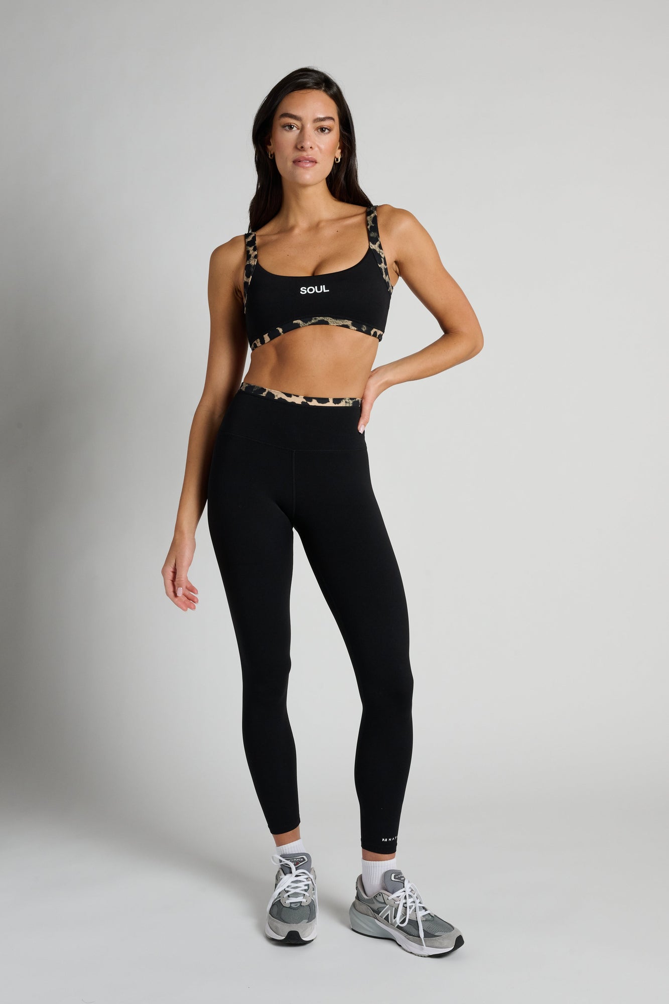 P.E Nation | Vivid Sports Bra | Leopard