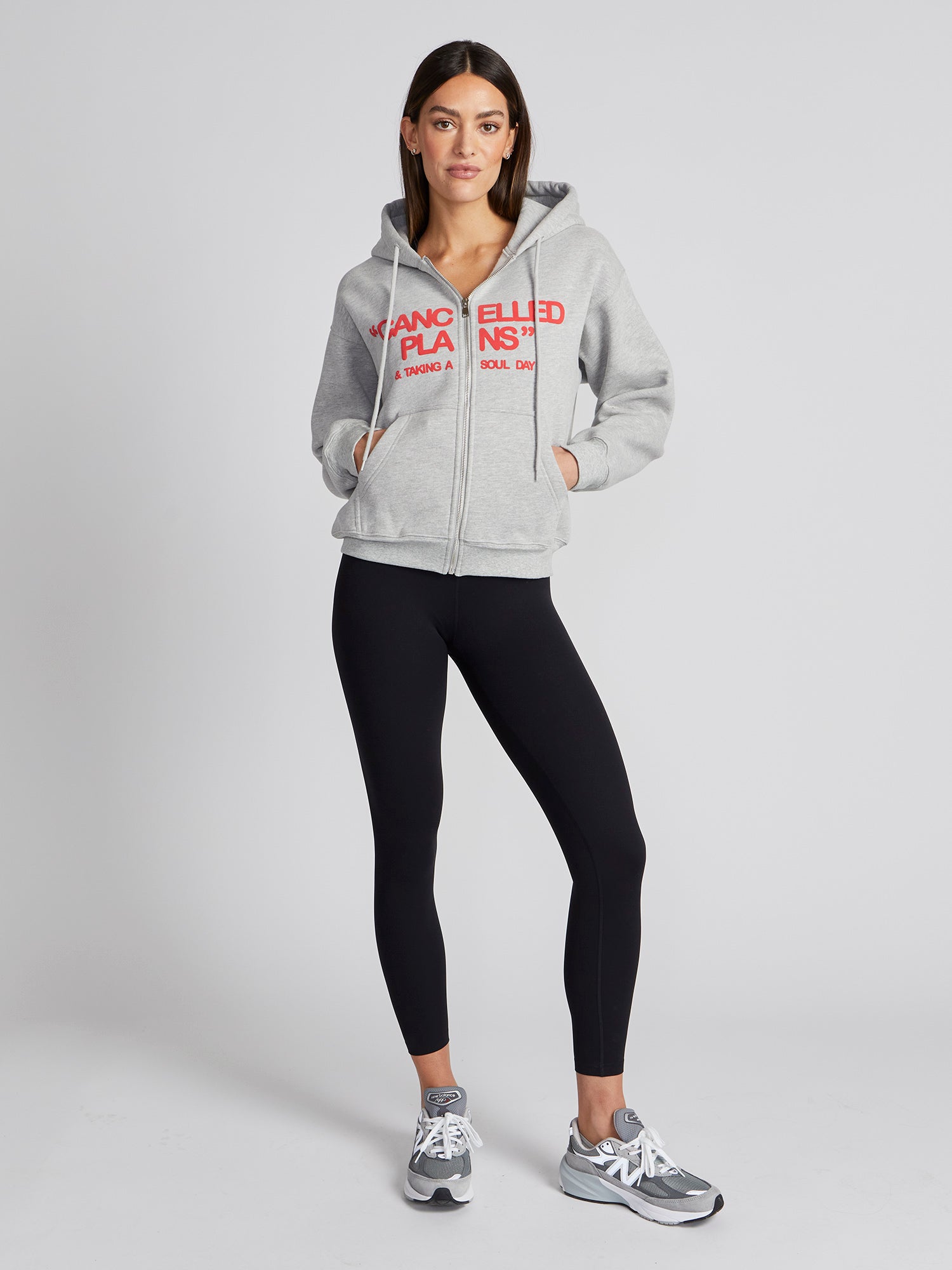 The Mayfair Group | Me Day Zip Up Hoodie | Grey