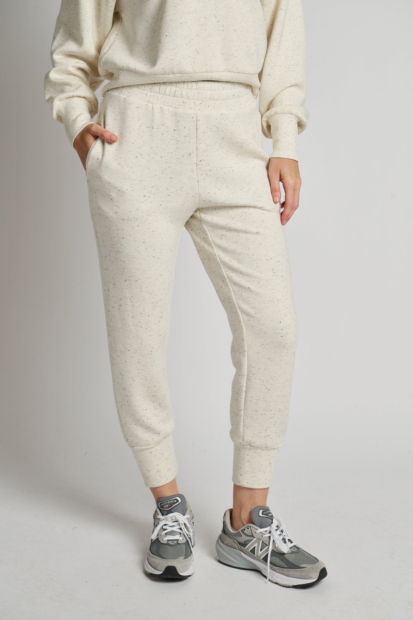 Varley | The Slim Cuff Pant 25 | Ivory