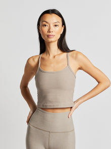 Beyond Yoga | Spacedye Slim Racerback Croppe | Birch