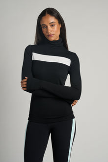 Splits59 | Lennon Rib Turtleneck | Black