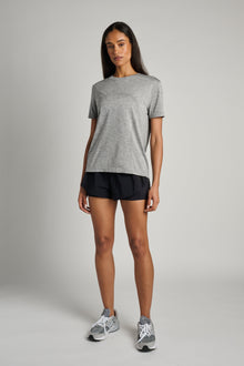 Lululemon | Swiftly Relaxed Short Sleeve | Slate/White