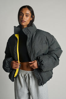 T.W.I.N. | 02 Puffer Coat | Grey