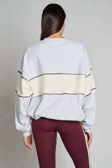 Soul by SoulCycle | Dakota Crew Neck | Heather Grey