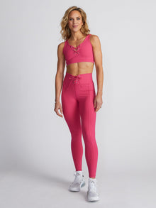Year of Ours | Ribbed Football Bra | Magenta