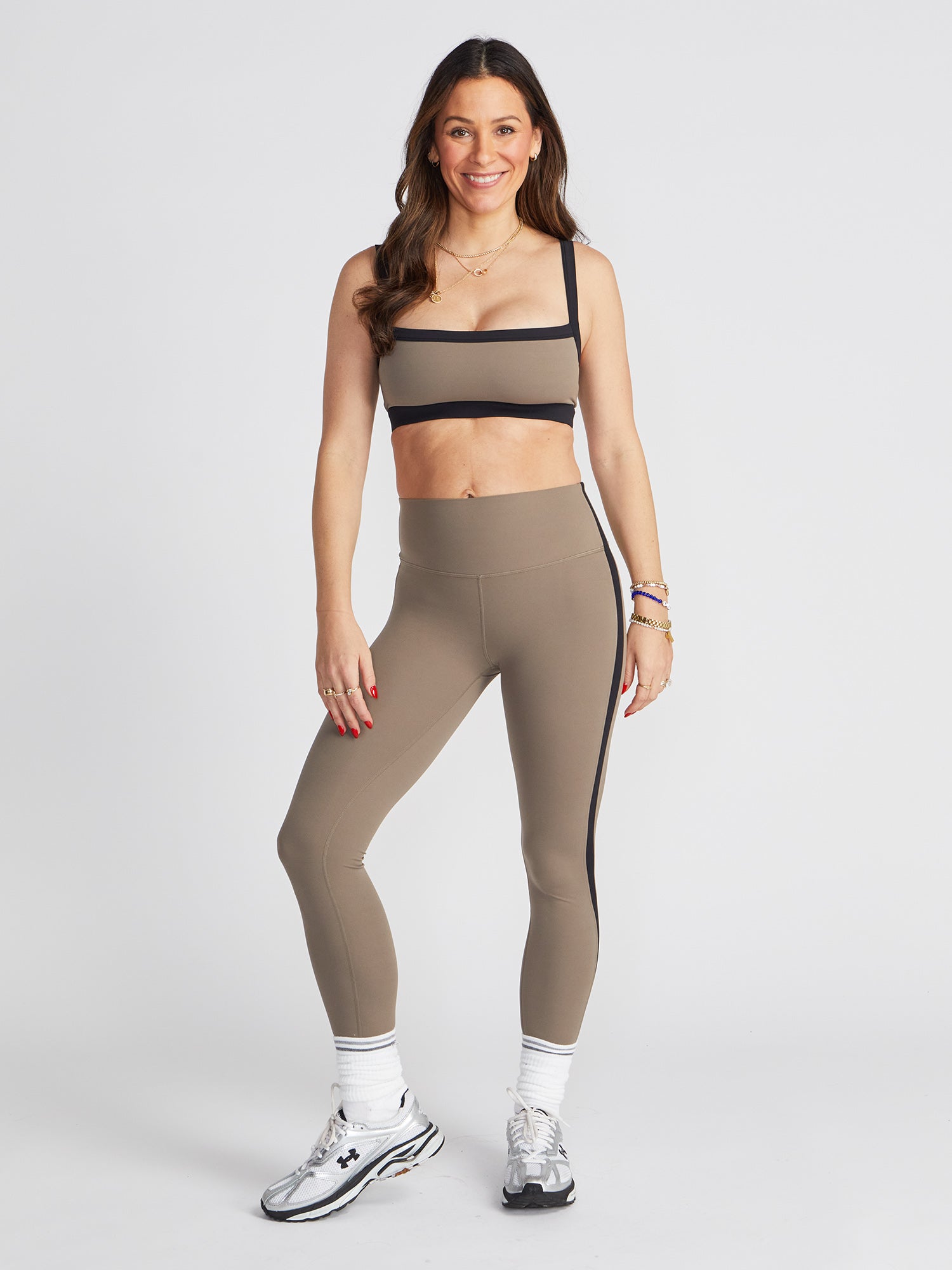 Splits59 | Clare High Waist Rigor 7/8 | Lentil/Black