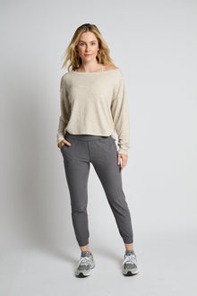 Beyond Yoga | Let Loose Pullover | Oatmeal