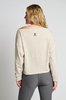 Beyond Yoga | Let Loose Pullover | Oatmeal