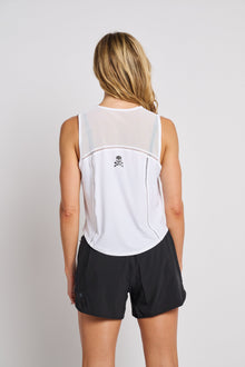 Lululemon | Sculpt Cropped Tank Lace Trim | White