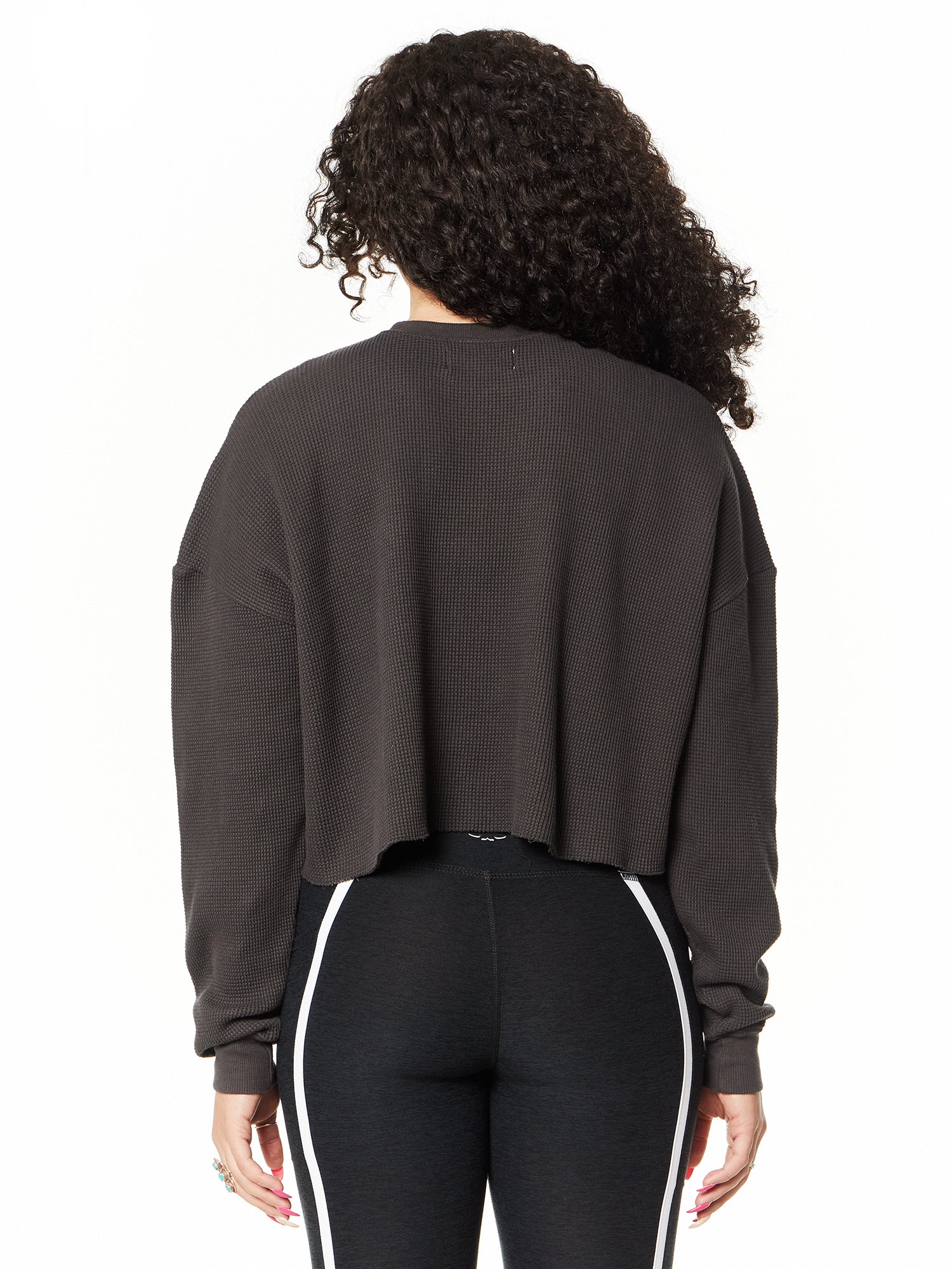 Women | Soul by SoulCycle | Julia Waffle Long Sleeve | Black