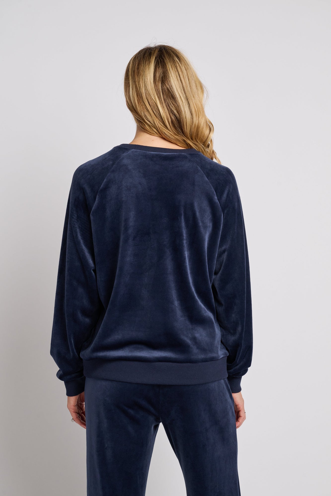 Splits59 | Joy Velour Crewneck | Indigo Blue