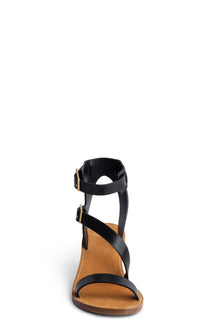 Cecilia Caprese Leather Heeled Sandal | Black