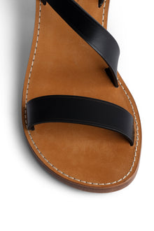 Cecilia Caprese Leather Heeled Sandal | Black
