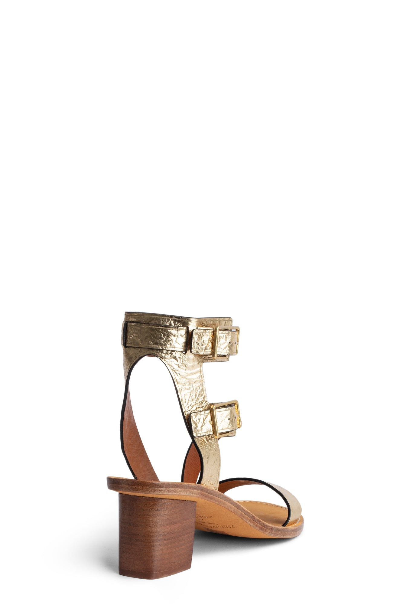 Cecilia Caprese Wrinkle Sandal | Gold