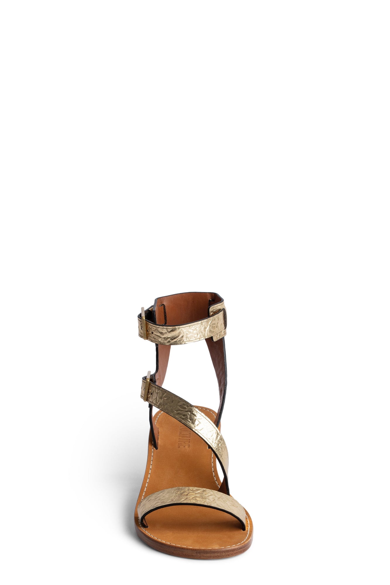 Cecilia Caprese Wrinkle Sandal | Gold