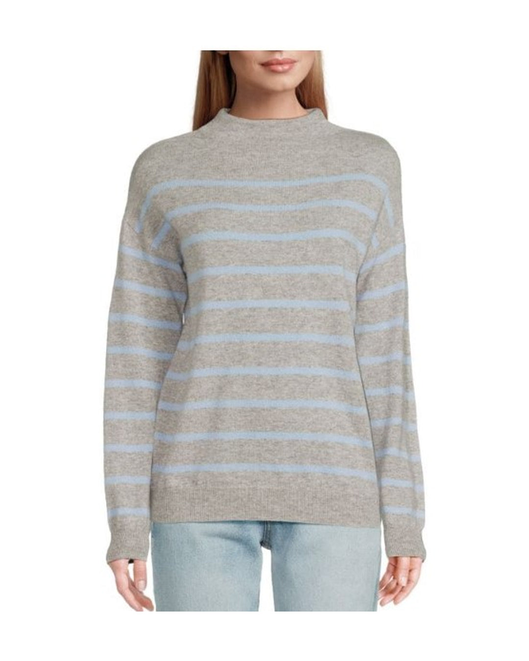 Amicale Cashmere | Women | Women's Cashmere Sweater | Grey