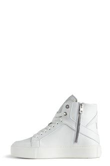 High Flash Chunky Smooth Calfs Sneakers | White