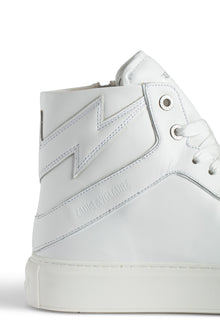 High Flash Chunky Smooth Calfs Sneakers | White