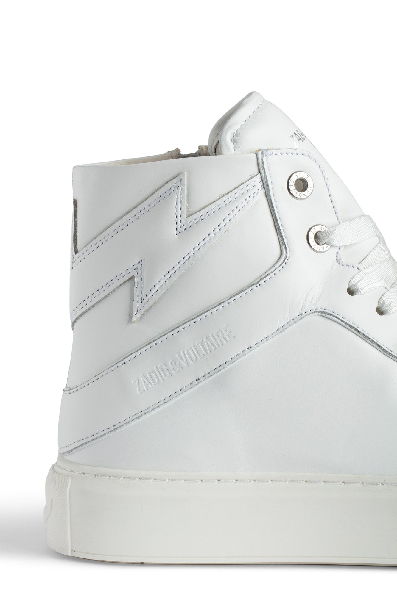 High Flash Chunky Smooth Calfs Sneakers | White