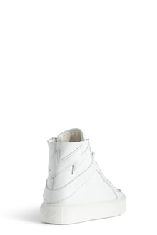 High Flash Chunky Smooth Calfs Sneakers | White
