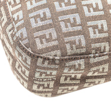 Fendi | Pre-Owned Zucchino Canvas Shoulder Bag | Brown