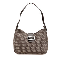 Fendi | Pre-Owned Zucchino Canvas Shoulder Bag | Brown