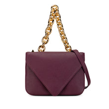 Bottega Veneta | Pre-Owned Mount Envelope Chain Bag | Purple