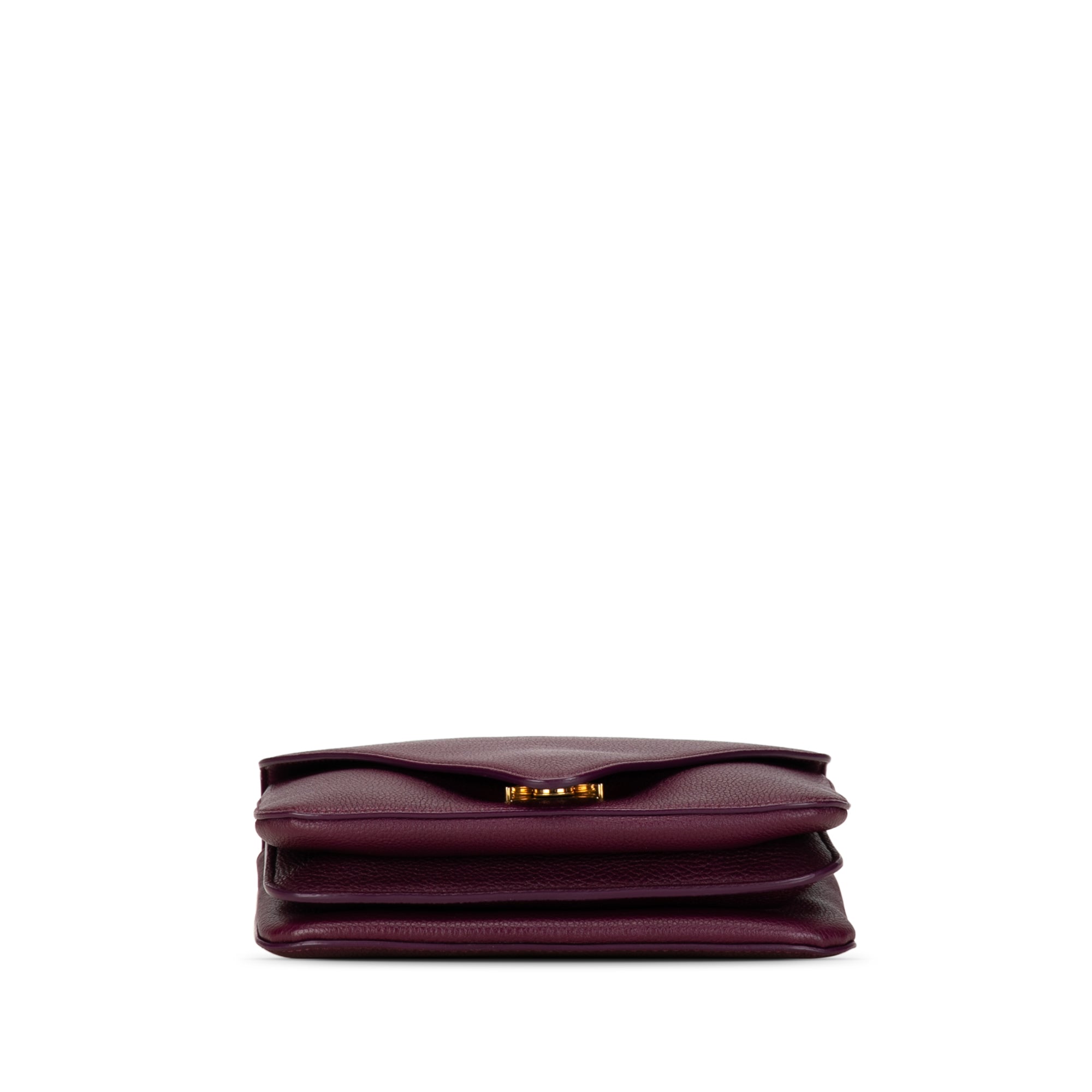 Bottega Veneta | Pre-Owned Mount Envelope Chain Bag | Purple