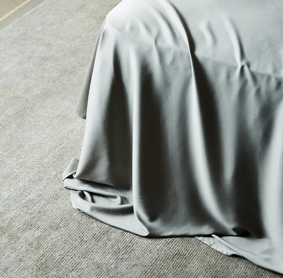 Signature Bamboo Flat Sheet, Twin | Sage Green