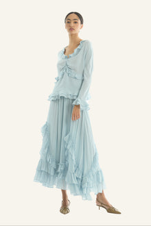 Sander Blouse | Powder Blue