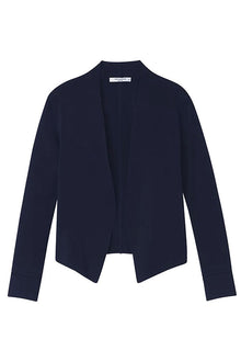 Packshot image of the sant ambroeus jardigan in navy | Exclude | Still