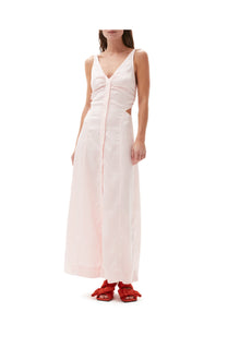 Satin Maxi Dress | Light Lilac