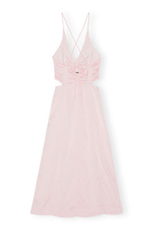 Satin Maxi Dress | Light Lilac