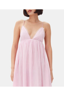 Satin Strap Dress | Chalk Pink