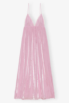 Satin Strap Dress | Chalk Pink