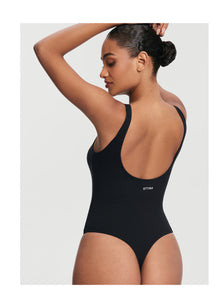 Scoop Back Bodysuit | Black