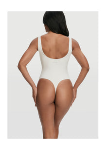 Scoop Back Bodysuit | White