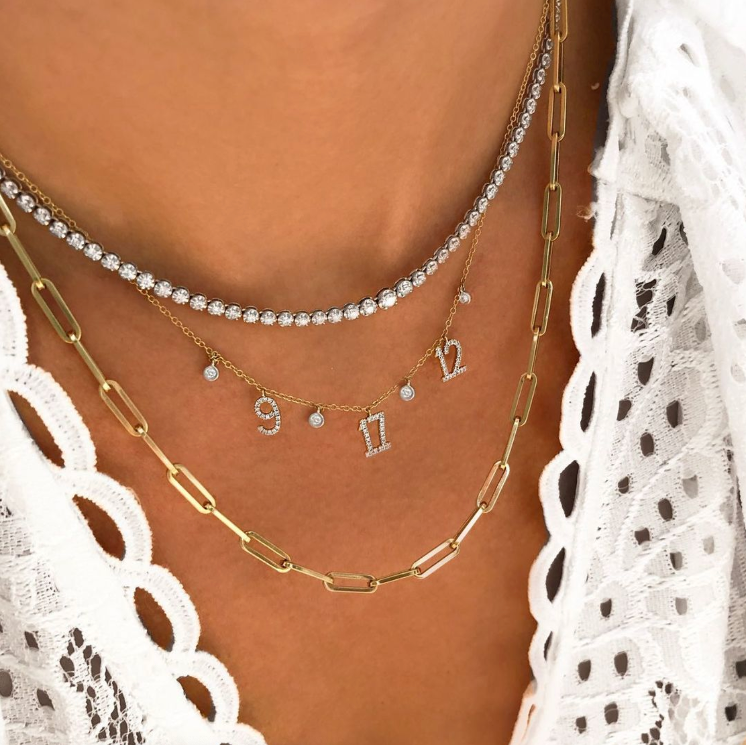 Rose Gold 10Mm Chain Necklace | Rose Gold