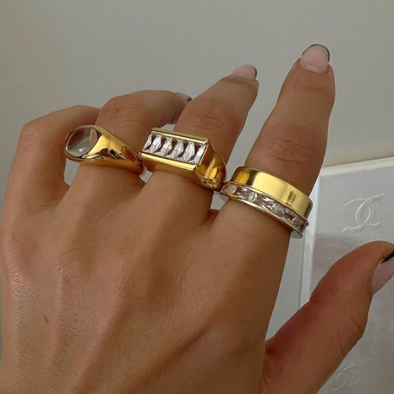 The Louise Ring | 18K Yellow Gold-Plated