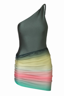 Gianni Mini Skirt | Leaves
