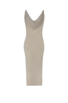 Noche Midi Dress | Silver Night