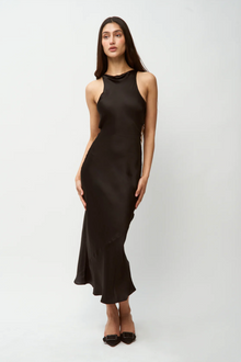 Womens | Lina Midi Dress | Black