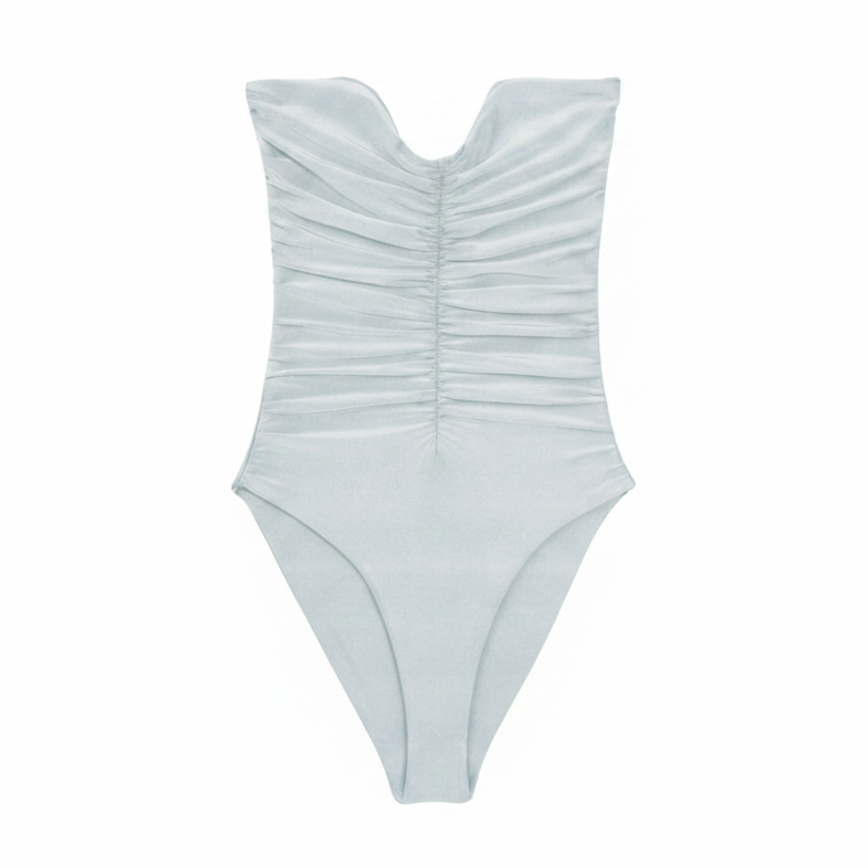 Yara One Piece | White Terry Sheen