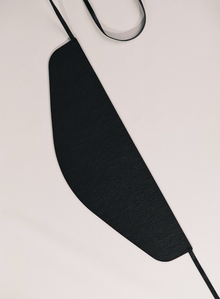 Undone Corset Pebble Leather Belt | Black