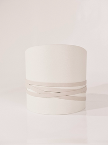 Undone Corset Pebble Leather Belt | Ivory