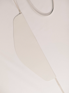 Undone Corset Pebble Leather Belt | Ivory