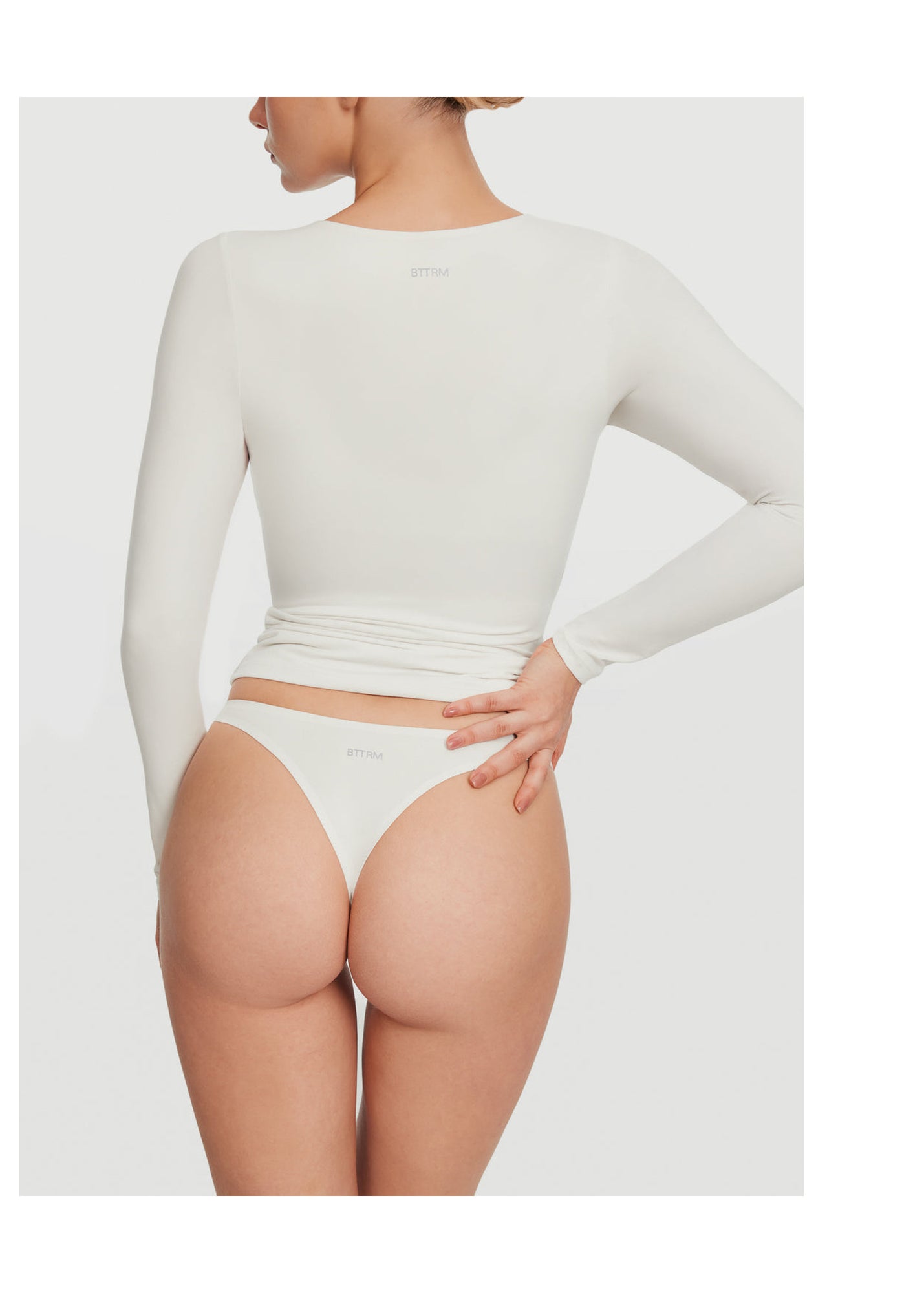 Seamless Cheeky Panty | White