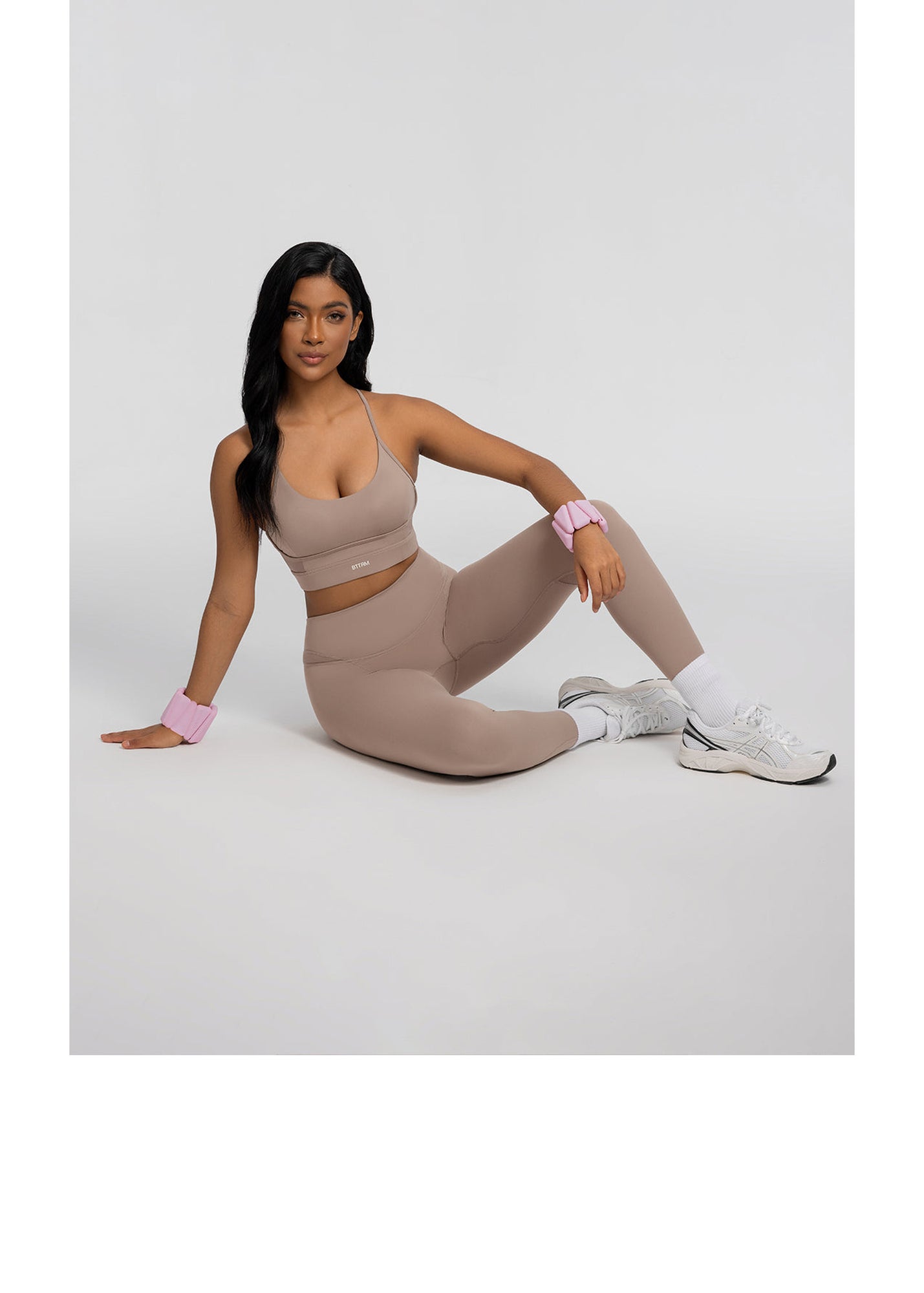 Seamless Crossback Bra | Cocoa