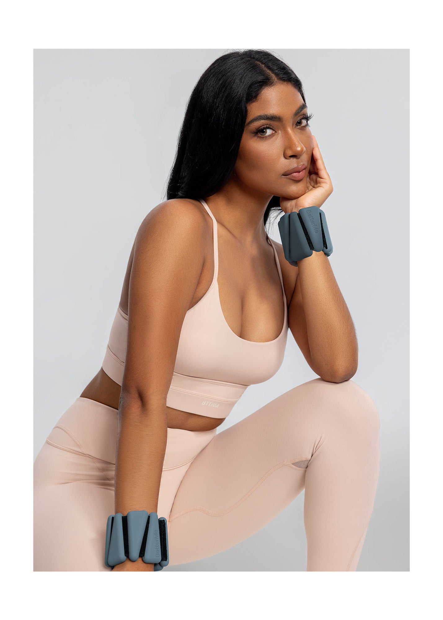 Seamless Crossback Bra | Seashell