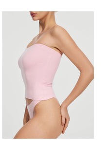 Seamless Full-Length Tube Top | Ballet Pink
